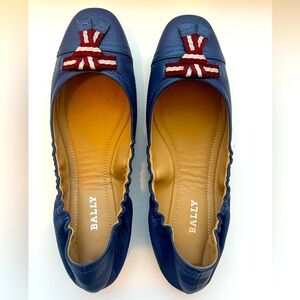 Bally Leather Ballet Flats
